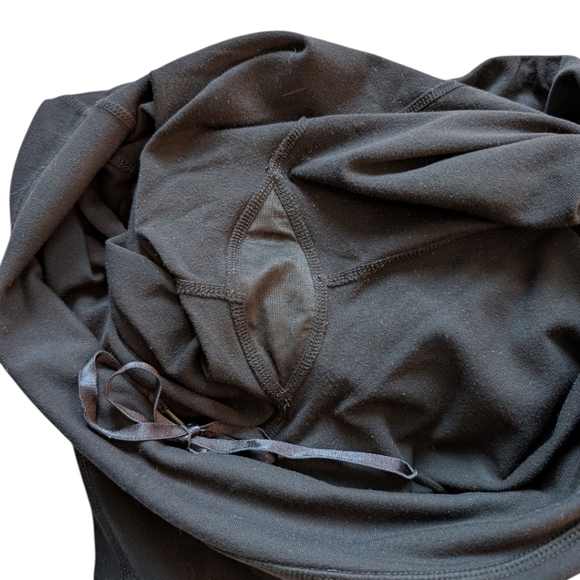 Lululemon Relaxed Fit Crop II Black Spandex Wide Leg Rel: 11/2011 Women's size 8 - Picture 11 of 11